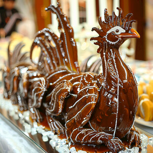 酒店自助餐摆件