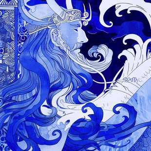 奏鲁特琴的海神特里同