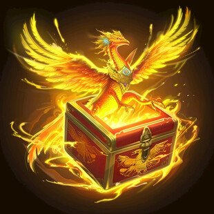 鸾鸟玄鸟朱雀礼盒插画