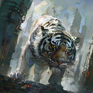 虎系列插画