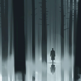 孤独的灵魂插画