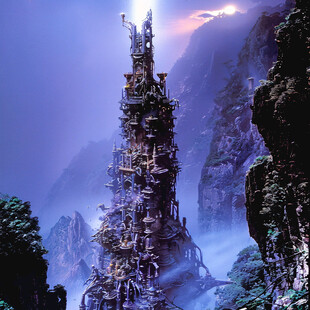 幻想的外星建筑