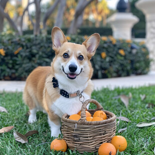 可爱柯基犬