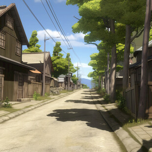 角馆武士住宅街道