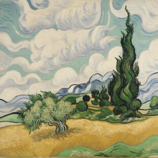 西班牙插画手绘装饰画