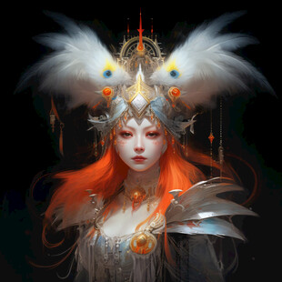 玄幻奇幻时尚插画