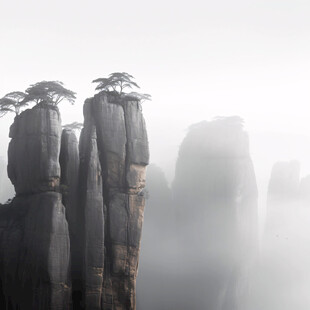 三清山峭立石景