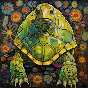海龟原创插画