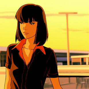 青春题材人物插图