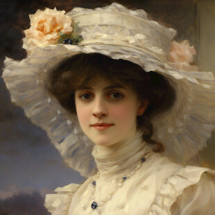 贵族女人半身像