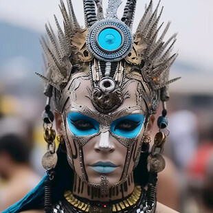 后现代机械科幻装饰品