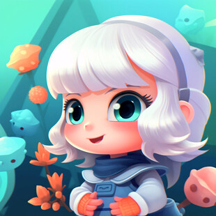 q版水族女孩