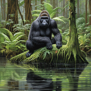 霸气大猩猩形象