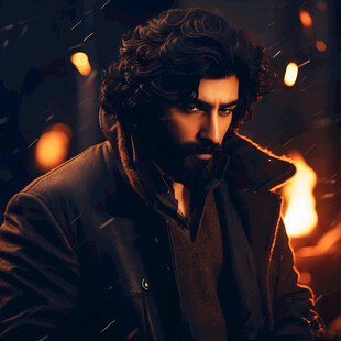 人物造型胡子昂