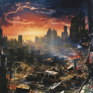 世界末日混乱场景