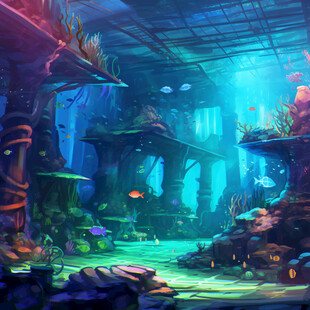 水族箱场景设计