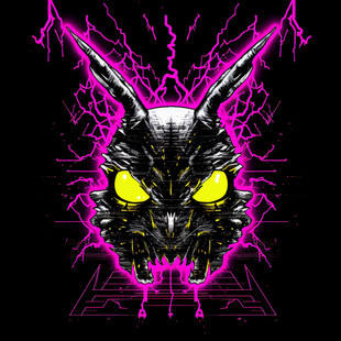 欧美科幻风游戏风图案