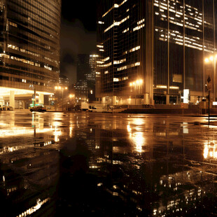 夜景梅雨季