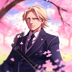 助六由缘江户樱