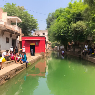 水巷河道小河