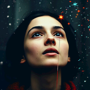 女性人物光效素材