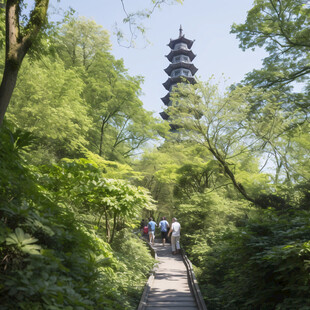 仙湖植物园本焕塔