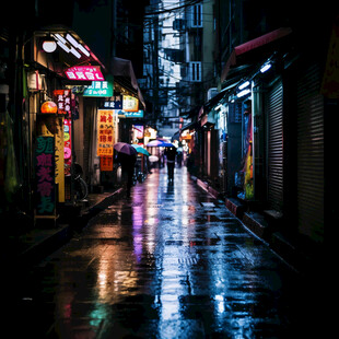 夜景梅雨季