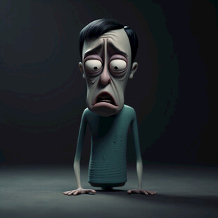 卡通写实漫画人物