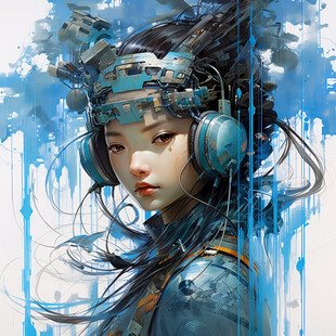 耳机插画
