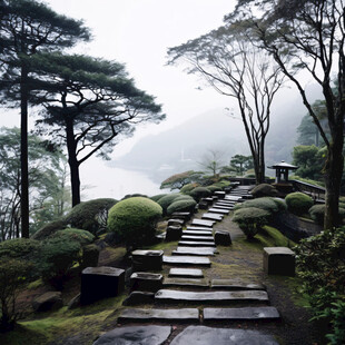 韩国园林造景