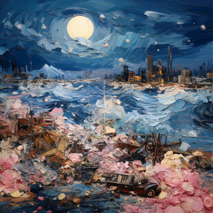 星月河幻想插画