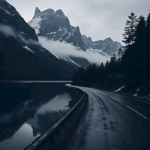 意境高山道路