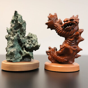 玉雕松石工艺品