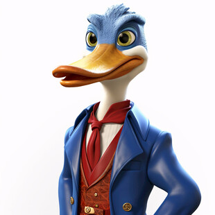 可爱啄木鸟博士头像