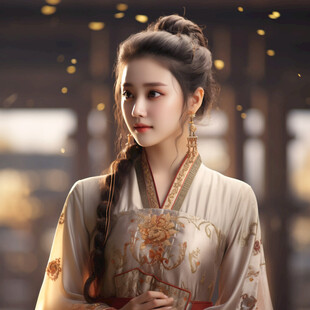 宫廷少女古装美女