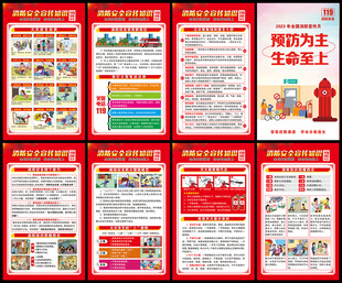 消防安全展板