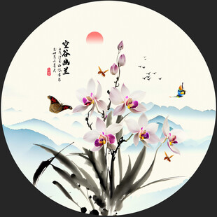 兰花装饰画