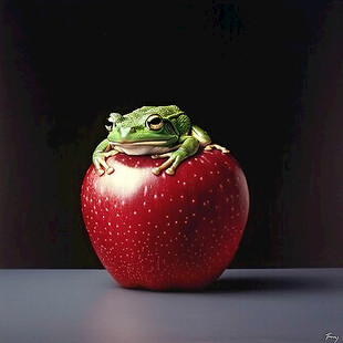 逼真的水果艺术