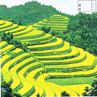 梯田画素材