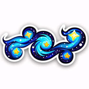 星星与河流logo