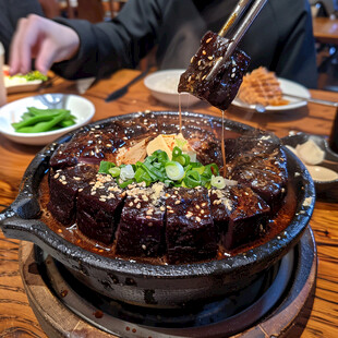 石锅豆腐牛肉牛肉