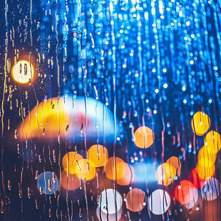 夜景梅雨季