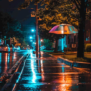 雨夜归路