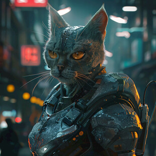 机械猫形象