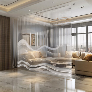 酒店客厅线条背景