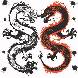 双龙戏珠