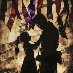 抗日战争场景图案