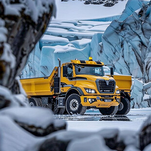 深山除雪车