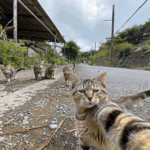 猫咪动物狸花猫