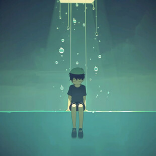 孤独的灵魂插画